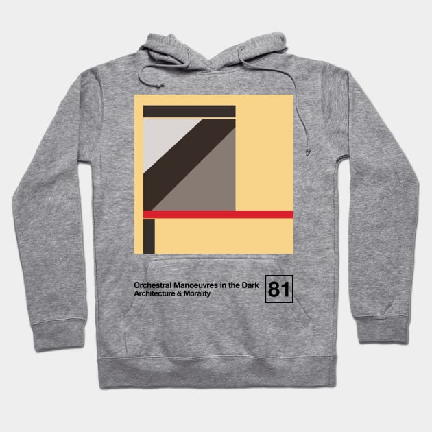 Architecture & Morality / Minimalist Style Graphic Artwork Design Hoodie by saudade